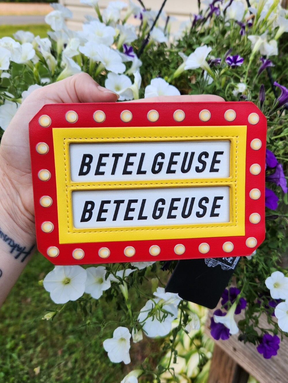 Loungefly Beetlejuice Glow-in-the-Dark Tag Wallet